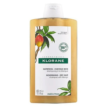 KLORANE beurre de mangue shampooing traitant nutritif 400 ml