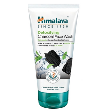 HIMALAYA - Gel nettoyant au charbon actif et extrait de thé vert pour visage
