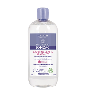 JONZAC EAU THERMALE RÉACTIVE EAU MICELLAIRE APAISANTE 500 ml