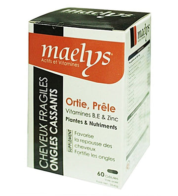 Maelys Ortie Prêle Vitamines B E et Zinc – 60 Gélules