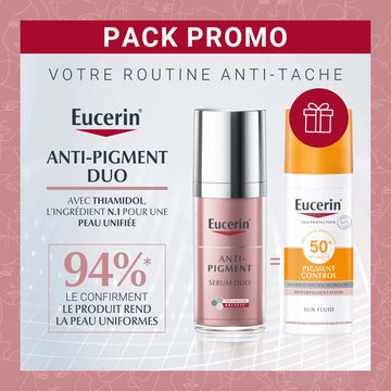Eucerin pack anti-pigment sérum duo 30 ml = pigment control spf50 OFFERTE