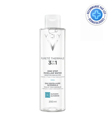 Vichy pureté thermale eau micellaire minérale peau sensible 200 ml