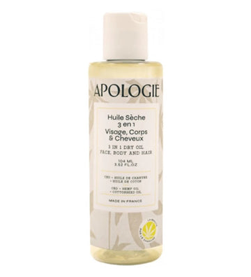 Apologie Huile Sèche 3 en 1 Visage Et Corps & Cheveux 104 Ml