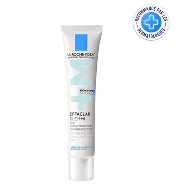La roche-posay effaclar duo+m 40ml = effaclar Gel moussant 50ML offert