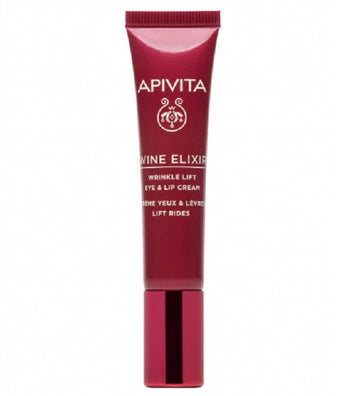 Apivita WINE ELIXIR Crème Yeux & Lèvre Lift Rides 15ml