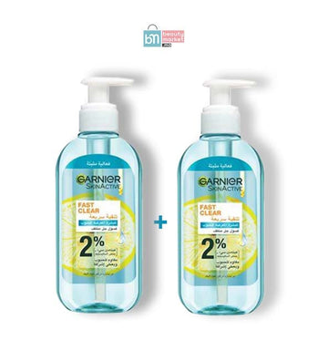 Garnier lot 2 gel wash fast clear 200ml