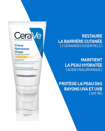 Cerave crème hydratante visage spf 30 – 52 ml
