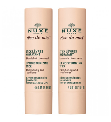 NUXE RÊVE DE MIEL STICK LÈVRES HYDRATANT MIEL TOURNESOL 2X4G