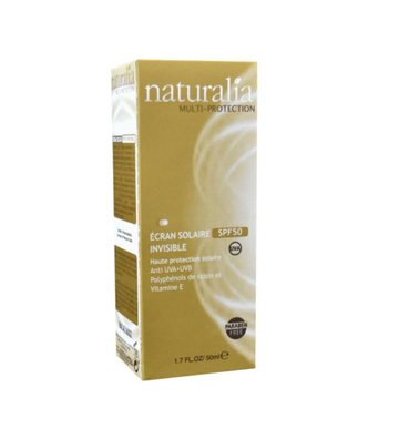 NATURALIA ECRAN SOLAIRE INVISIBLE 50 ML SPF 50