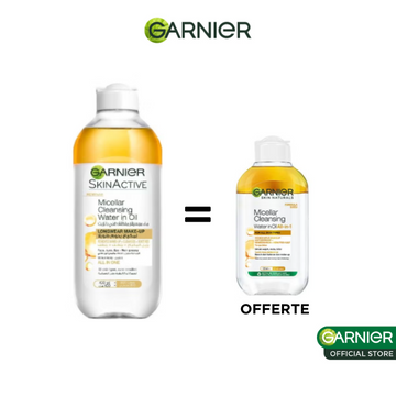 GARNIER Pack eau Micellaire Byphase 400ml = 100ml Biphase OFFERT