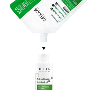 Vichy dercos technique eco-recharge shampooing antipelliculaire ds cheveux-secs-500ml