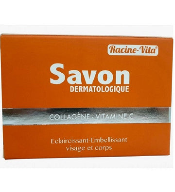 RACINE VITA SAVON DERMATOLOGIQUE ÉCLAIRCISSANT A LA COLLAGÈNE ET VITAMINE C