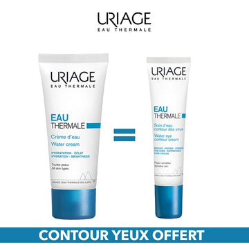 URIAGE EAU THERMALE CREME D'EAU 40ml = Eau Thermale Contour Yeux offert