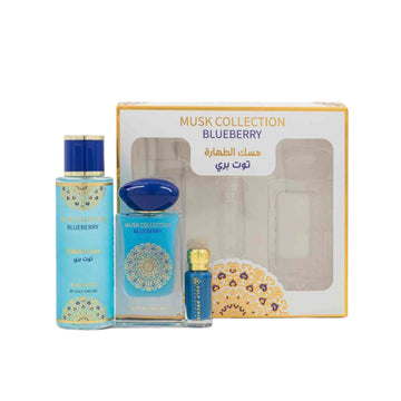GULF ORCHID Musk Tahara Gift Set  Blue Berry