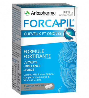 Forcapil Cheveux Et Ongles 180 Gelules = 60 Gelules OFFERT